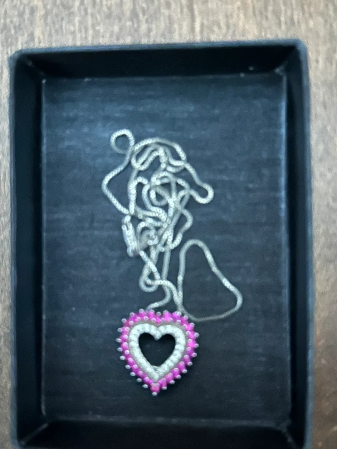 Heart Pendant Necklace Sterling silver 925 image indicator(3)