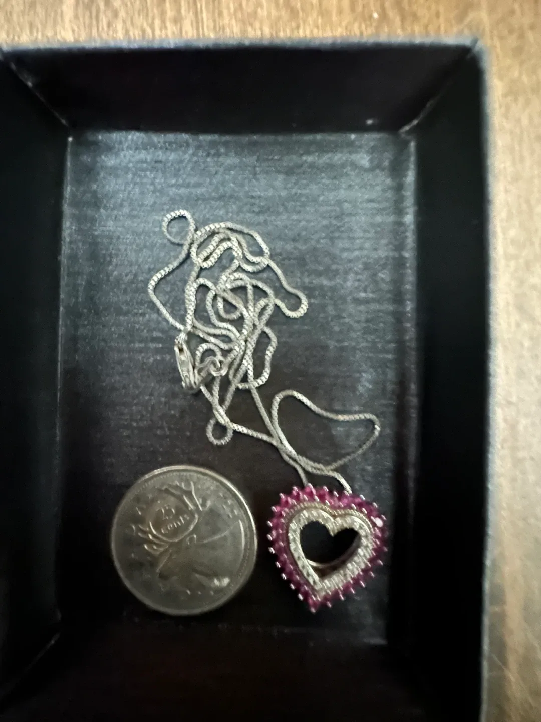 Heart Pendant Necklace Sterling silver 925 image indicator(2)