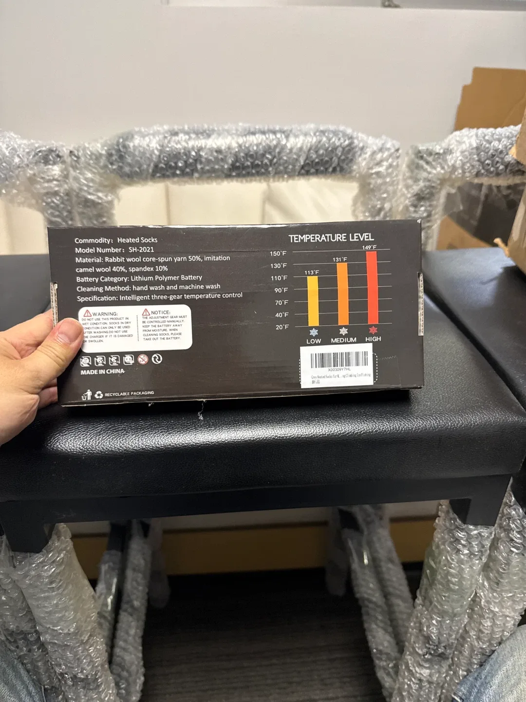 Yorcolen Heated Socks - New in Box image indicator(2)