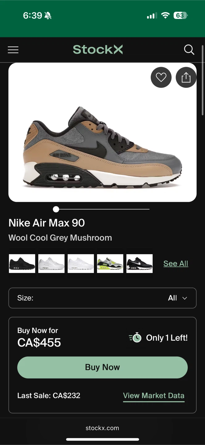 Nike air max 90 wool cool grey mushroom - photo 5