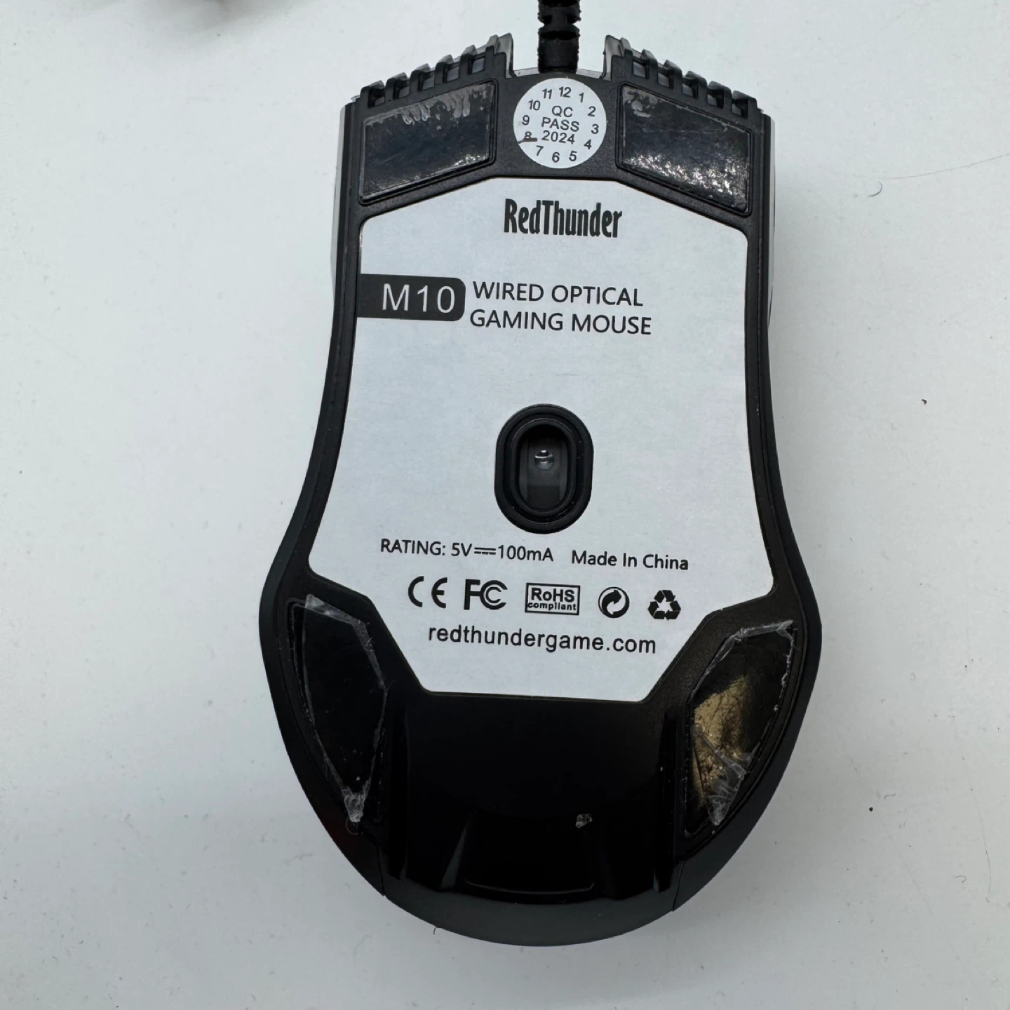 RedThunder Corded Wired Optical USB Gaming Mouse M10 Black - photo 5