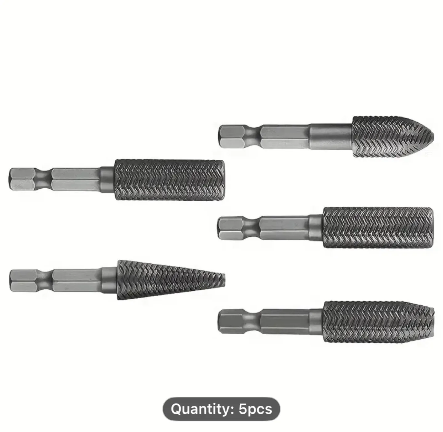 5-Piece Embossed Steel Grinding Head Set image indicator(7)