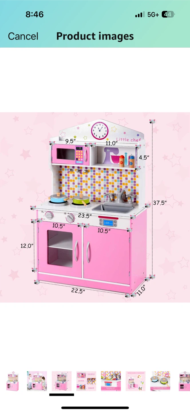 Pink Play Kitchen - photo 3