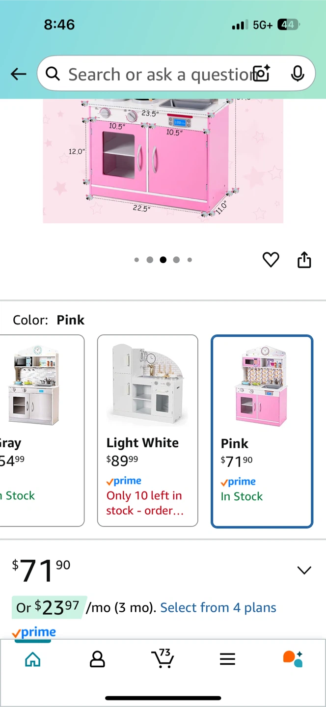 Pink Play Kitchen - photo 4