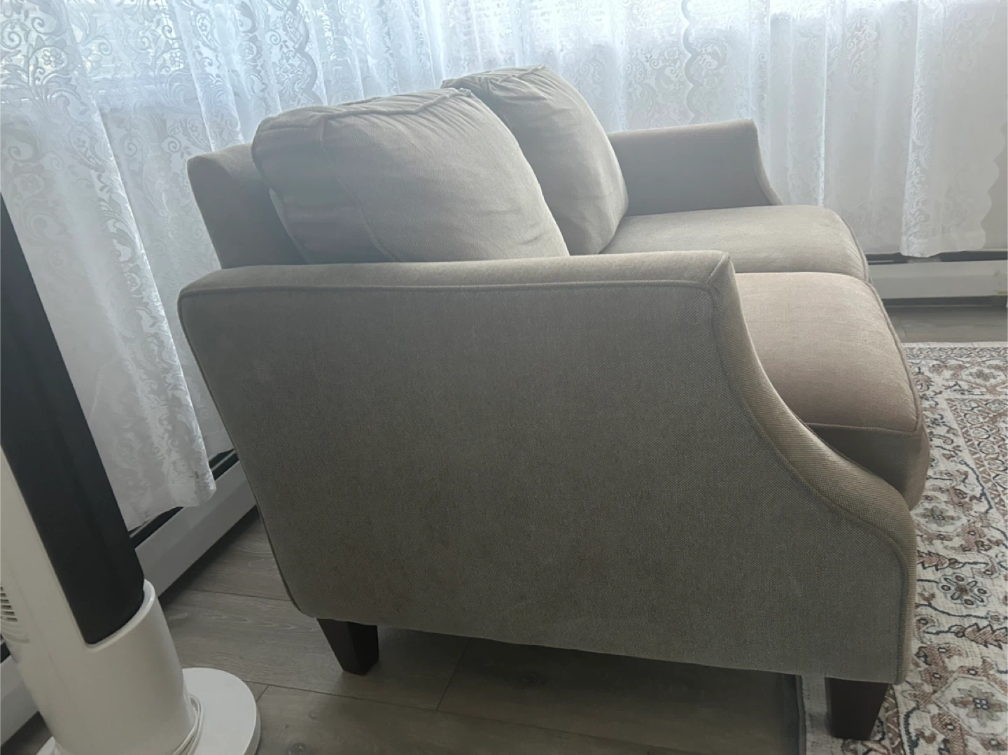 Loveseat Sofa - Beige - photo 2