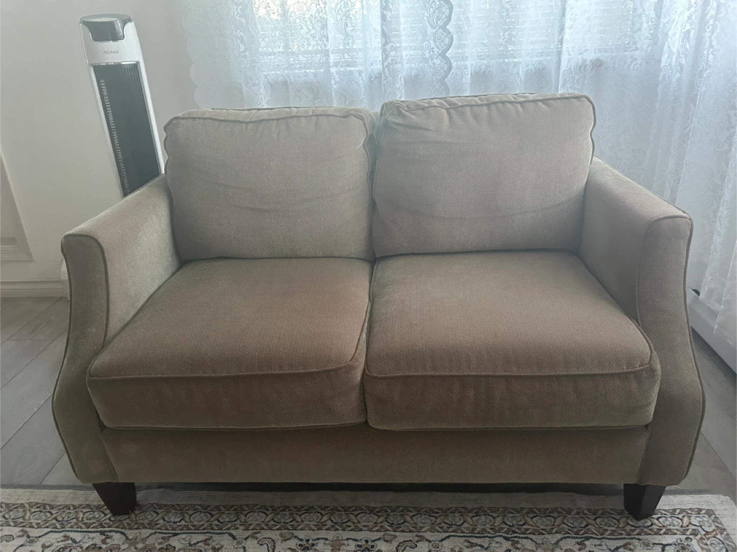 Loveseat Sofa - Beige - photo 4
