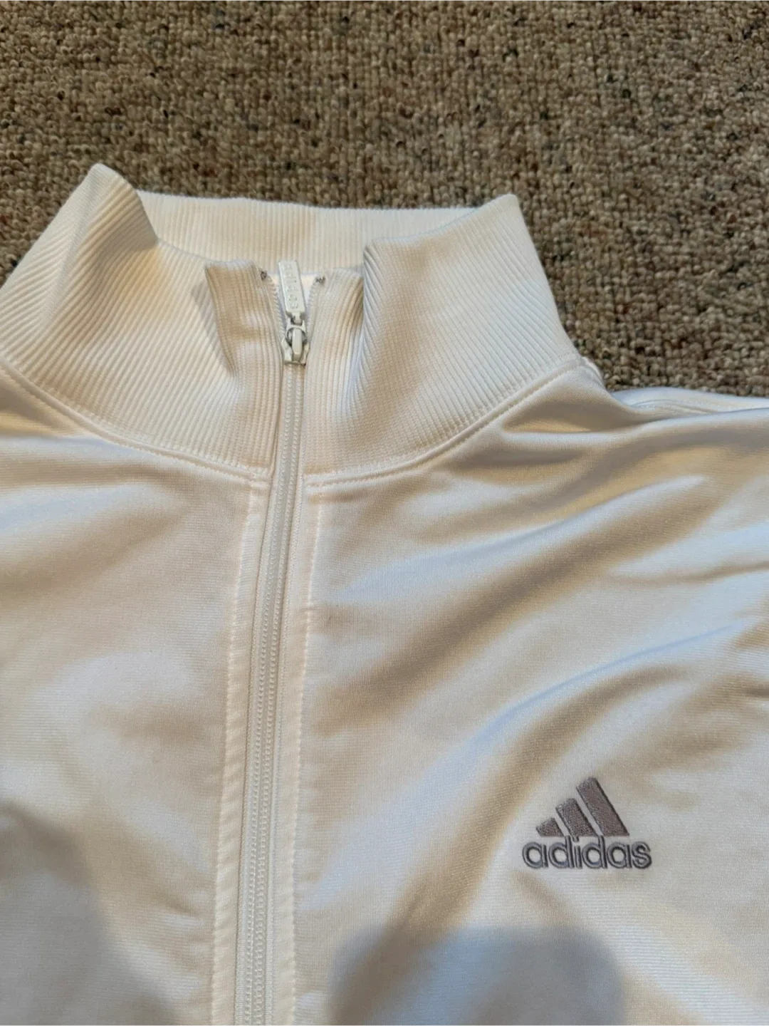 Adidas White Jacket Size L image indicator(3)