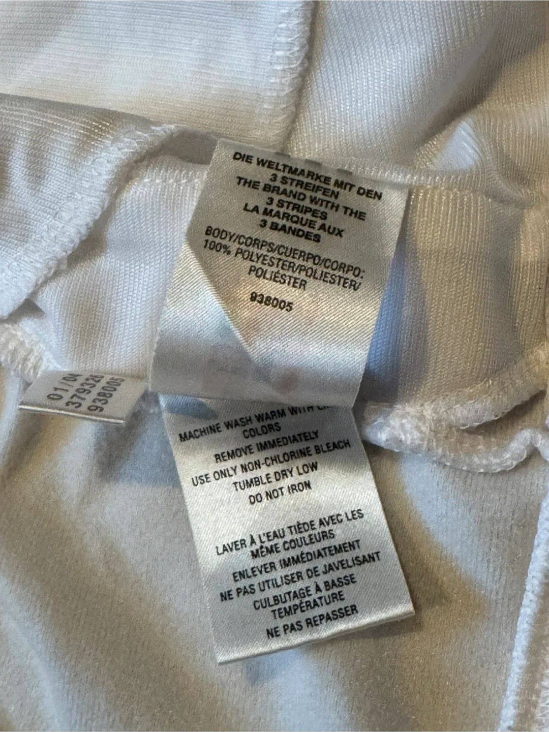 Adidas White Jacket Size L image indicator(5)