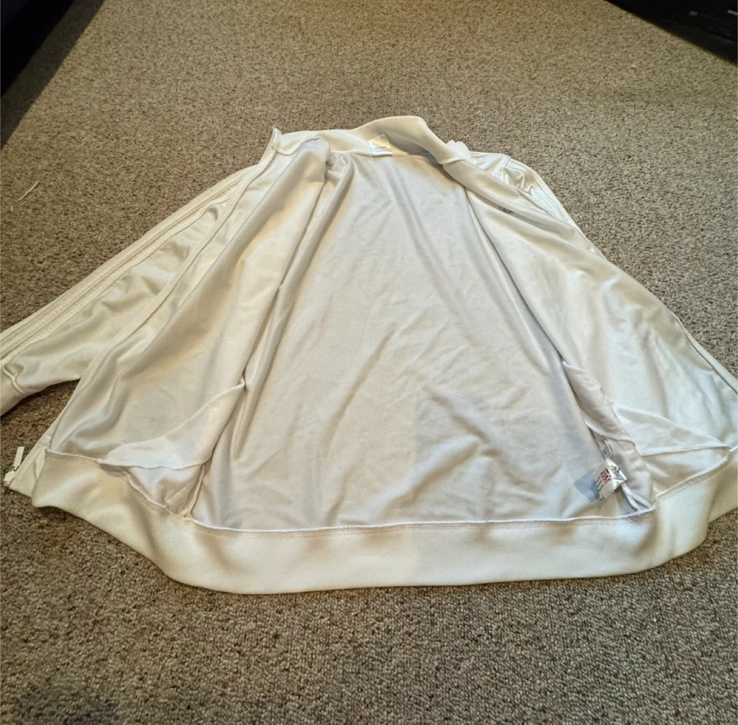 Adidas White Jacket Size L image indicator(6)