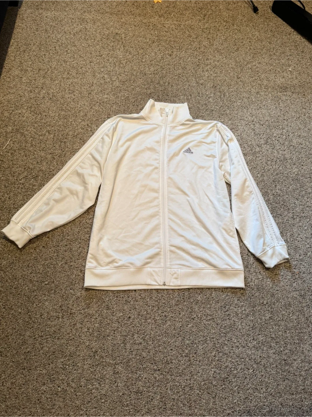 Adidas White Jacket Size L image indicator(2)