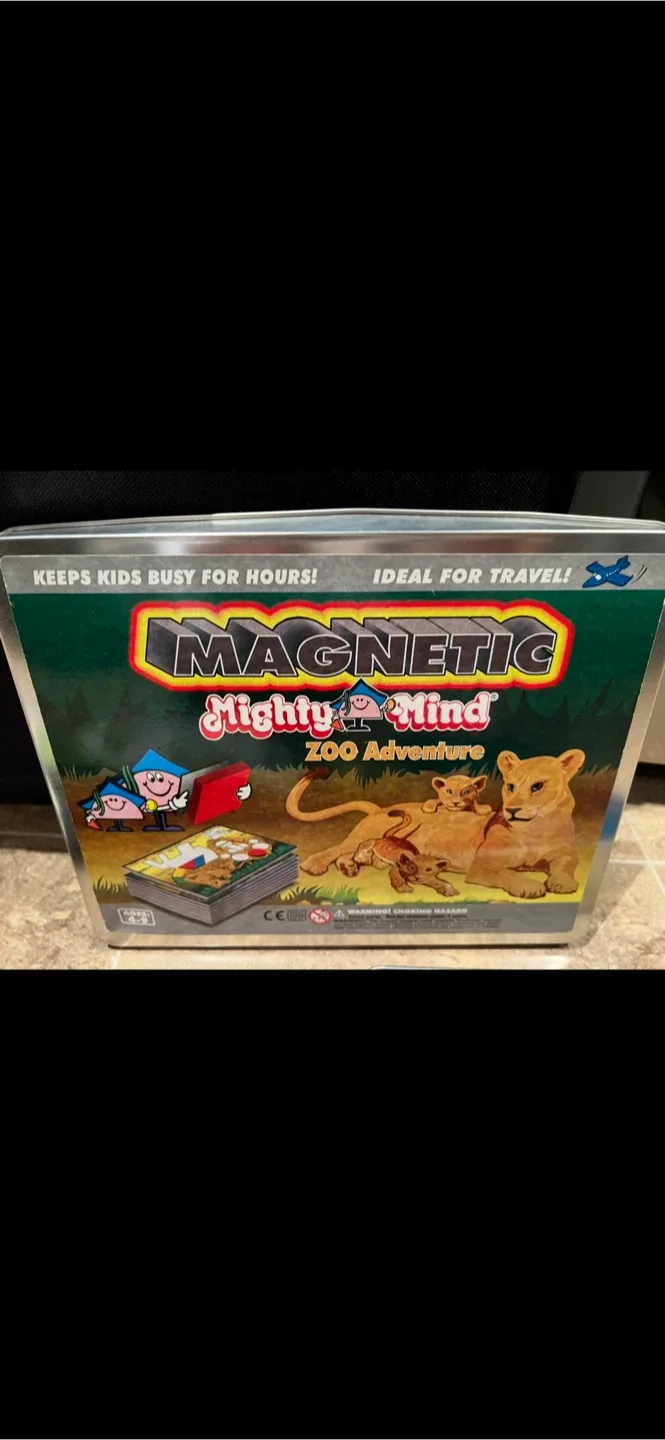 Magnetic Mighty Mind Zoo Adventure Game thumbnail