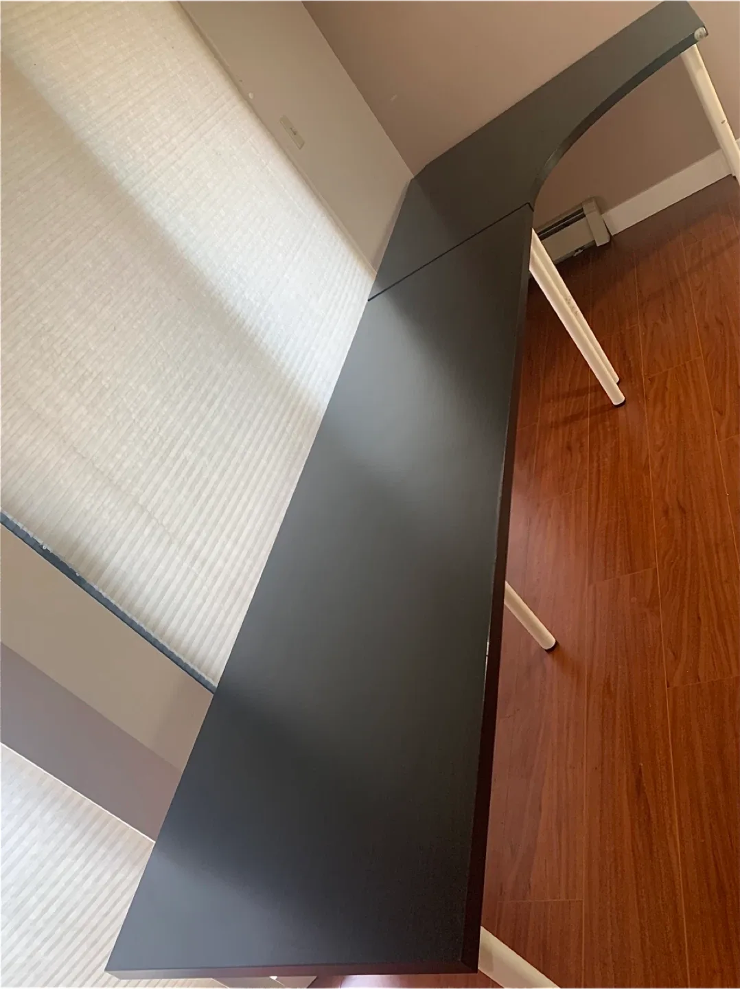Large Black L-Shaped Desk image indicator(6)