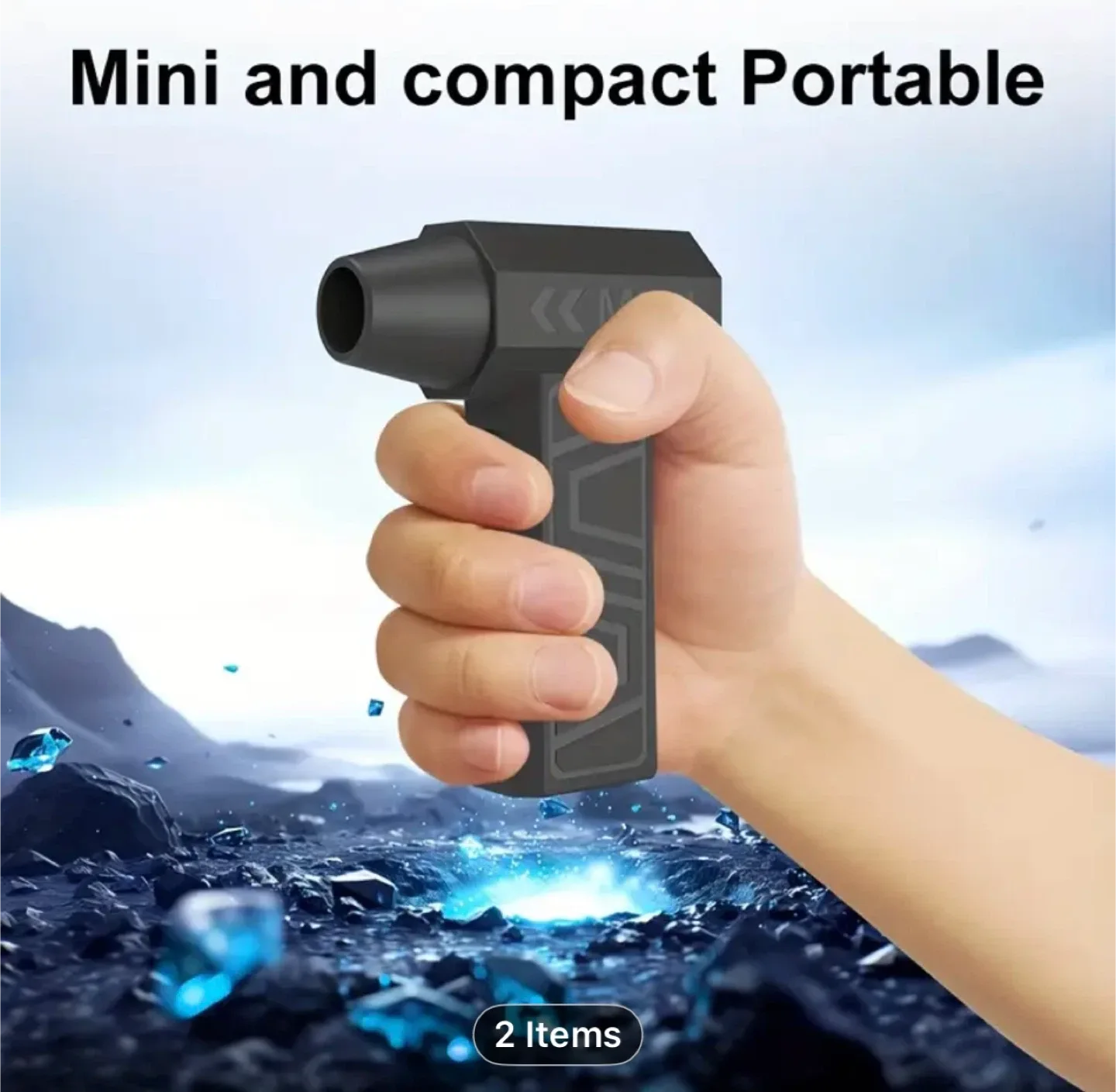 Mini Turbo Jet Fan, High-speed Portable Turbo Blower image indicator(7)