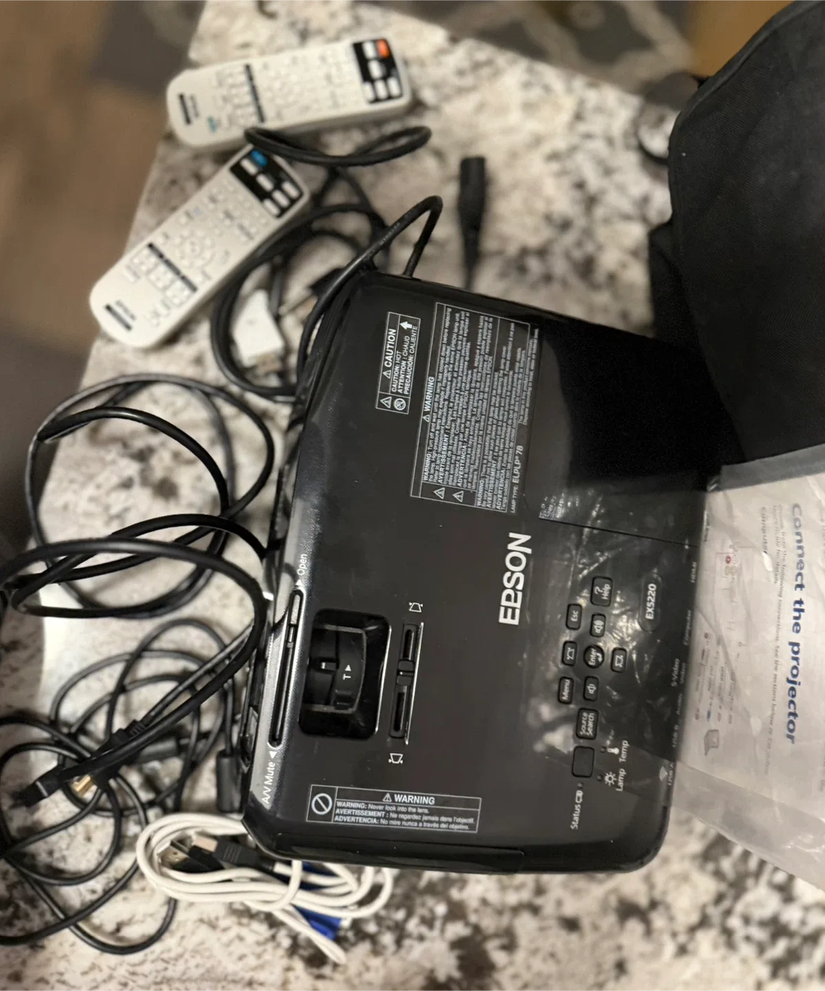 Epson EX6220 Projector Bundle image indicator(2)