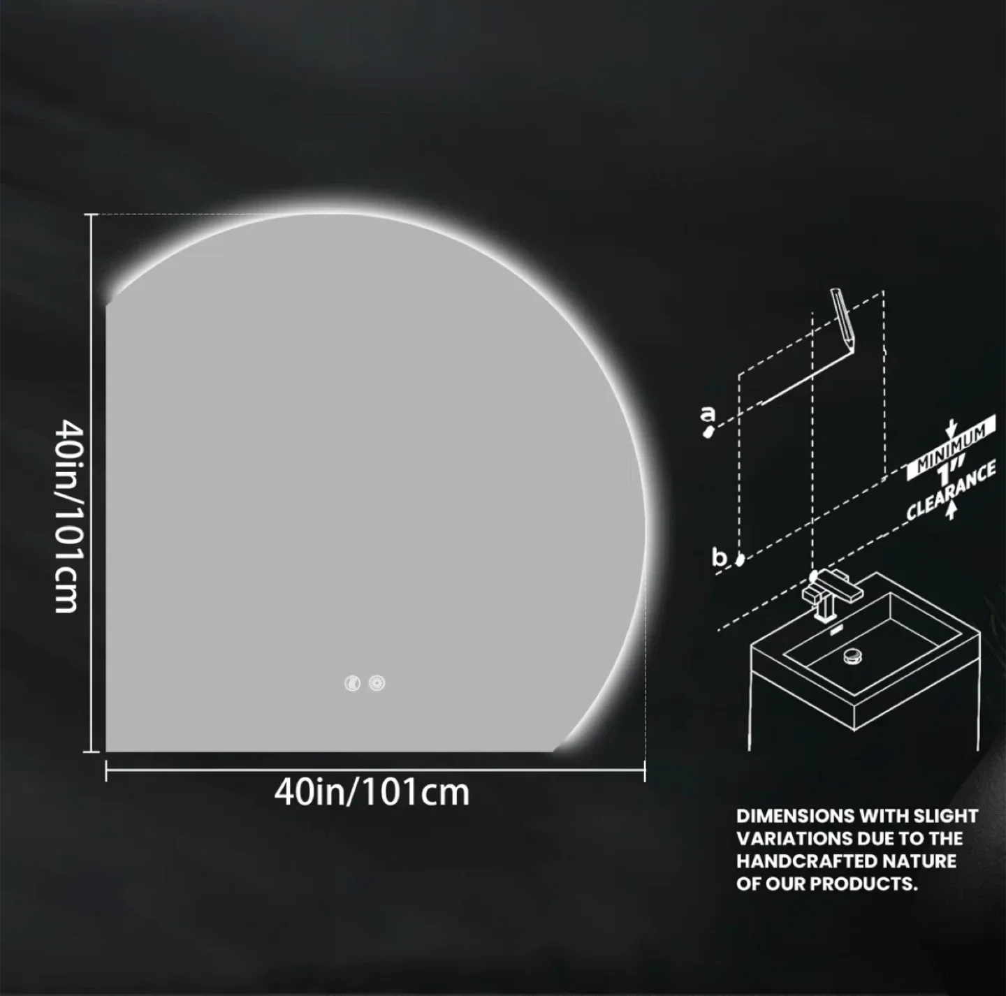 LED Bathroom Vanity Mirror image indicator(7)