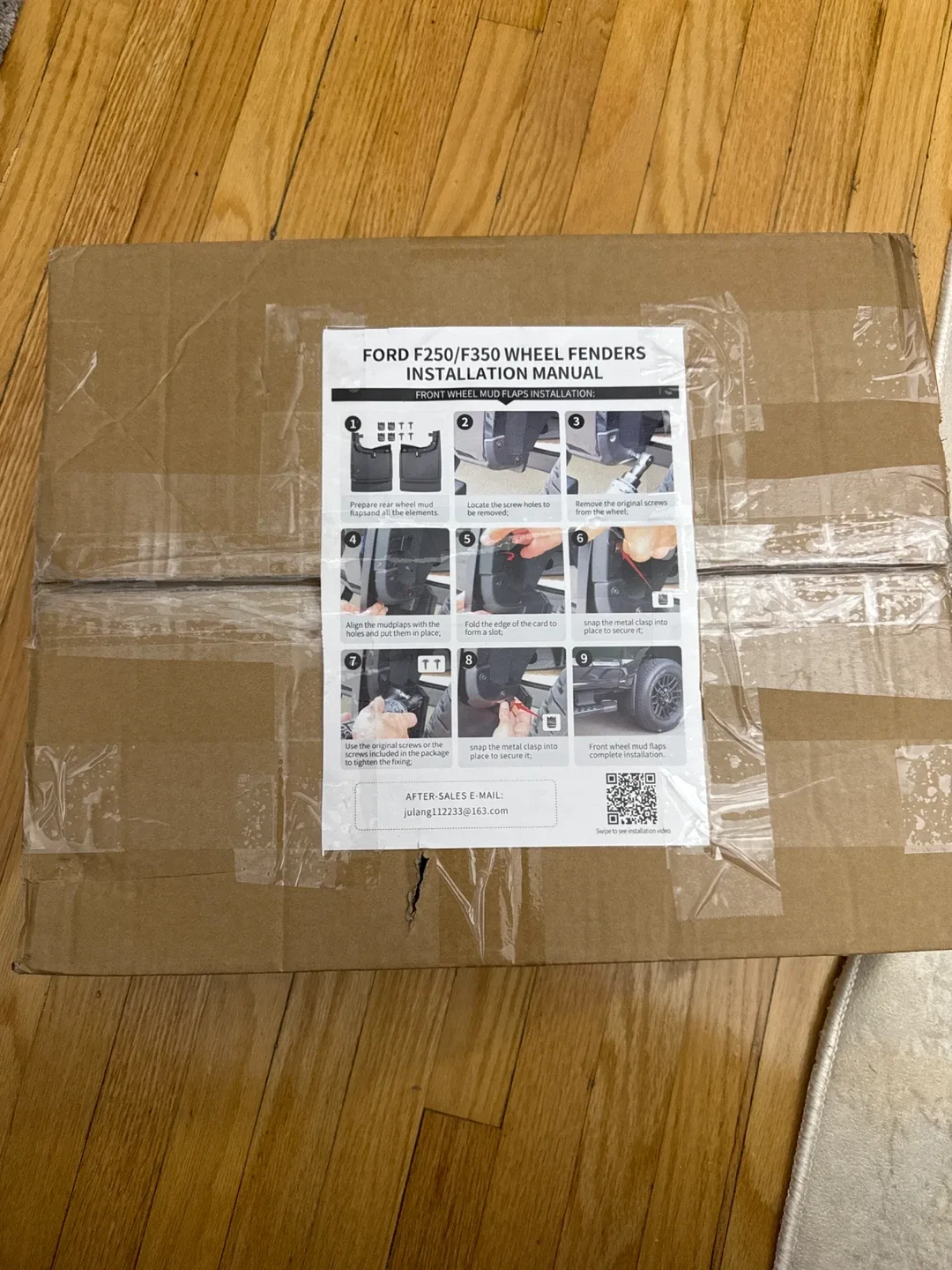 Ford F250/F350 Wheel Fenders Installation Manual thumbnail