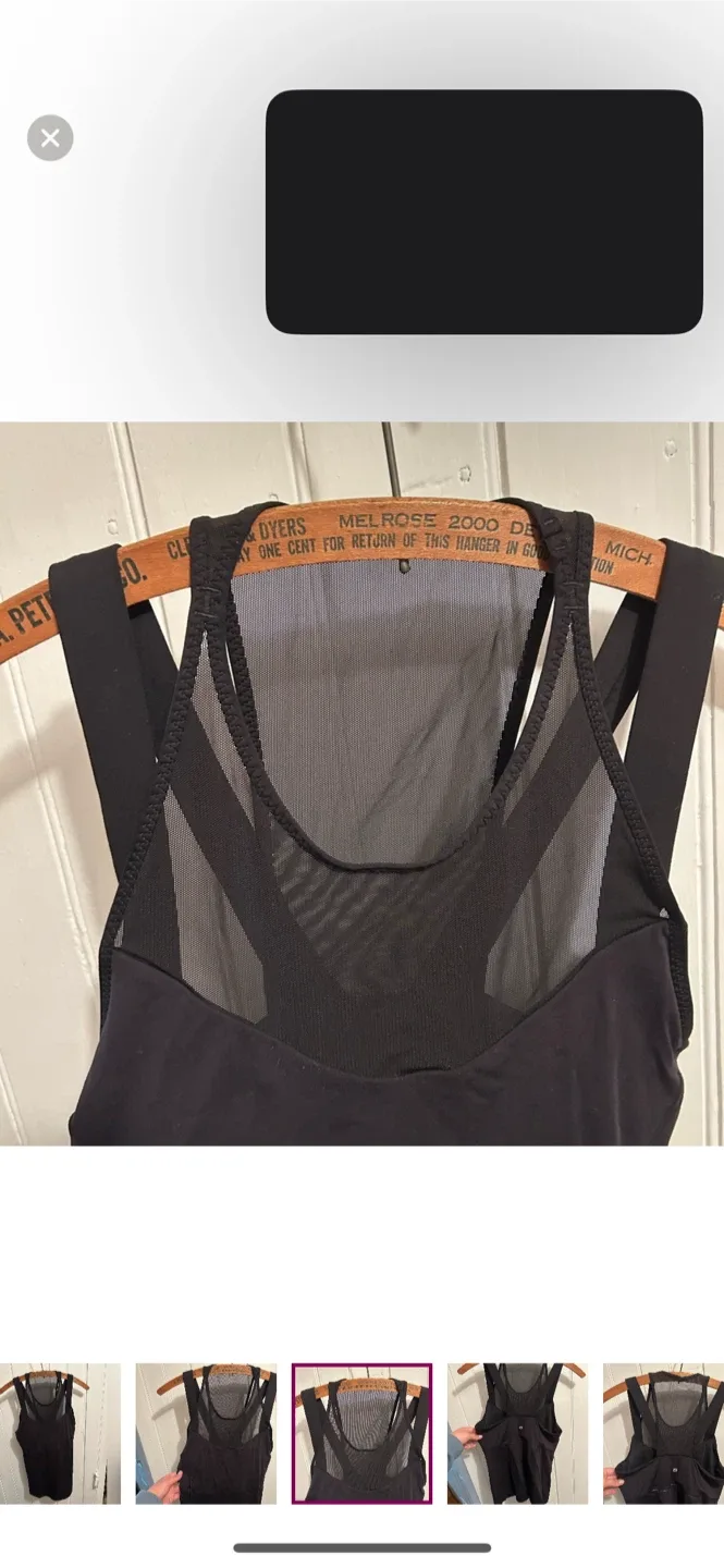 Lululemon Black Tank Top image indicator(3)