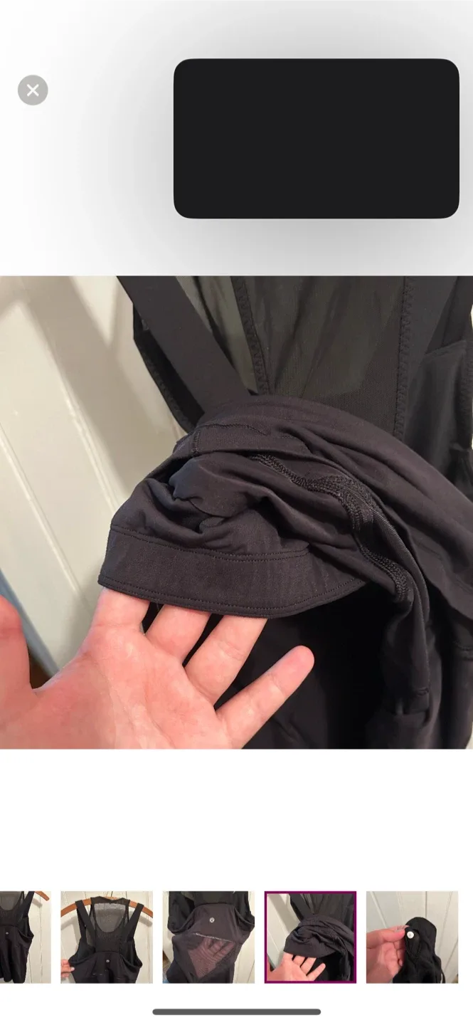 Lululemon Black Tank Top image indicator(7)