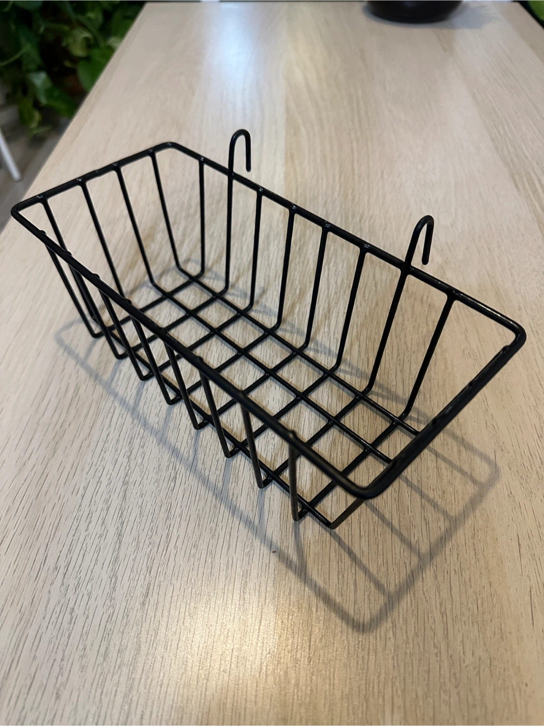 Black Metal Hanging Baskets - Set of 2 #gifting - photo 2