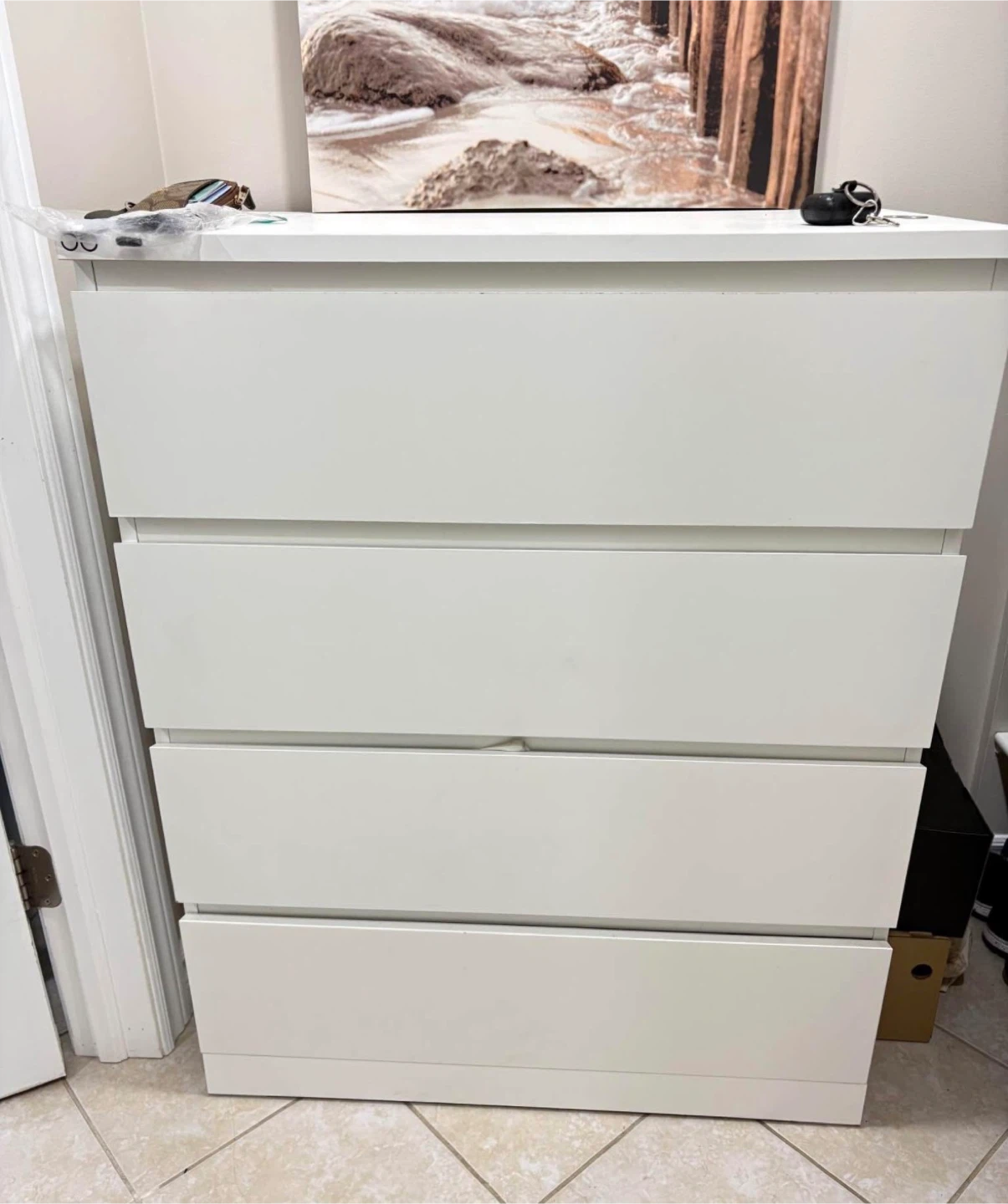 IKEA Hemnes White 4-Drawer Chest
