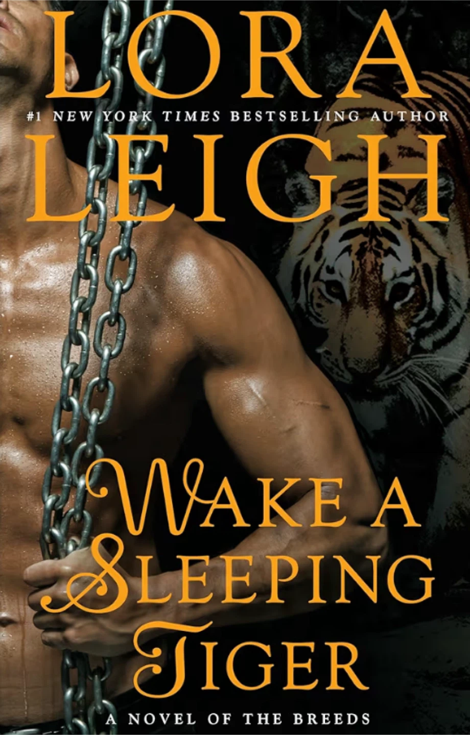 New Hardcover Book Wake a Sleeping Tiger by Lora Leigh