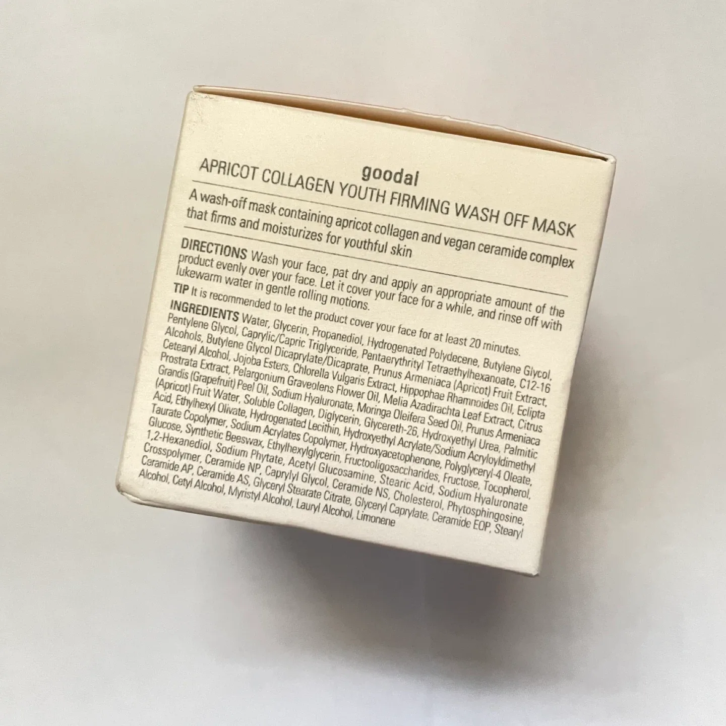 🥕Goodal Apricot Collagen Youth Firming Wash Off Mask image indicator(2)