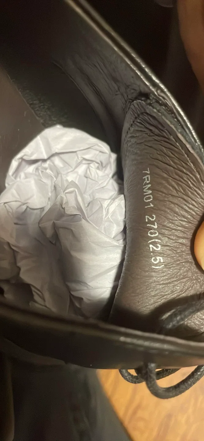 Belle Black Leather Dress Shoes Size 9-9.5 image indicator(5)