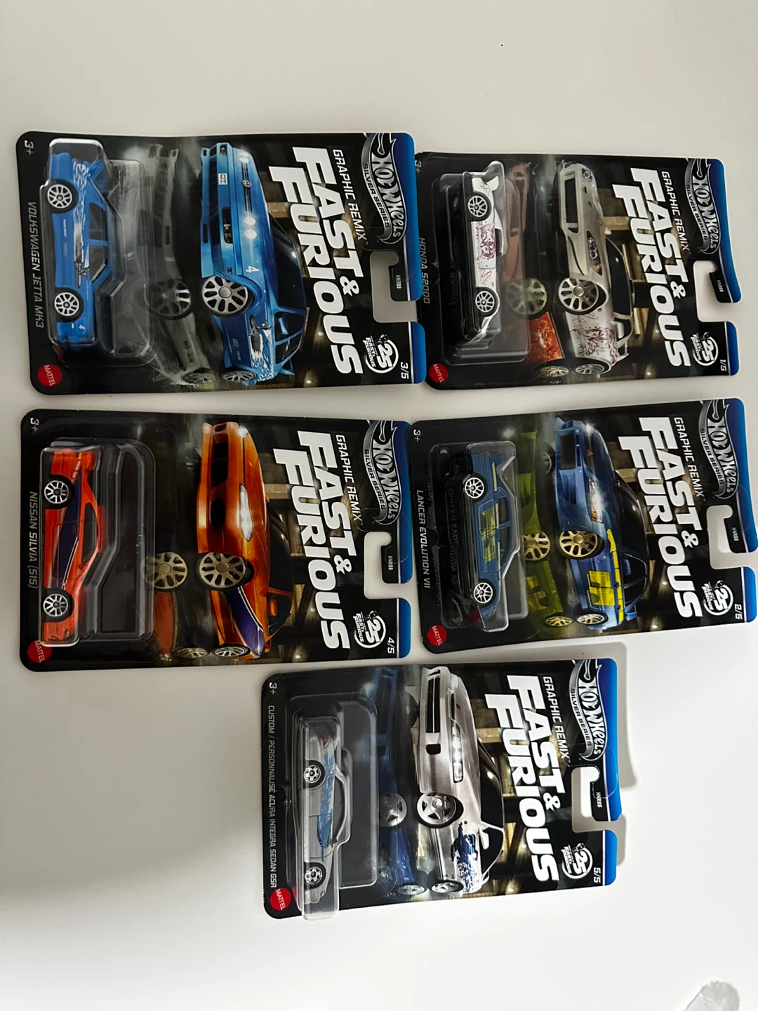 Hot Wheels Fast & Furious Graphic Remix Set