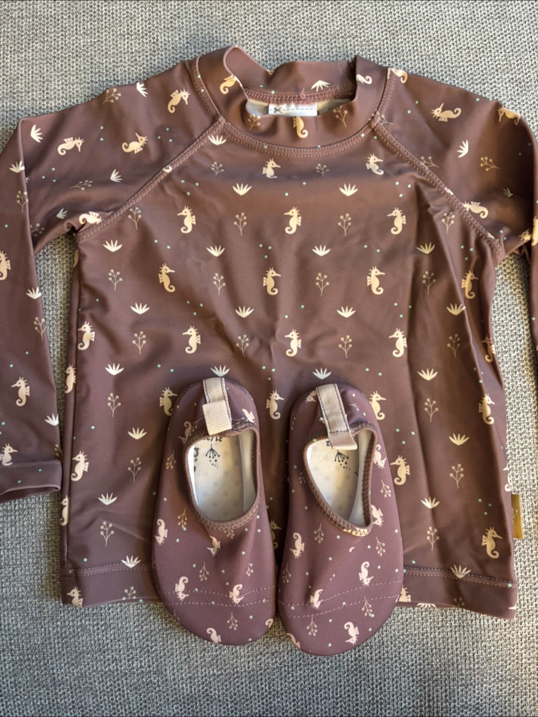 FRESK Swim Top & Swim Shoes - Size 1-2Y