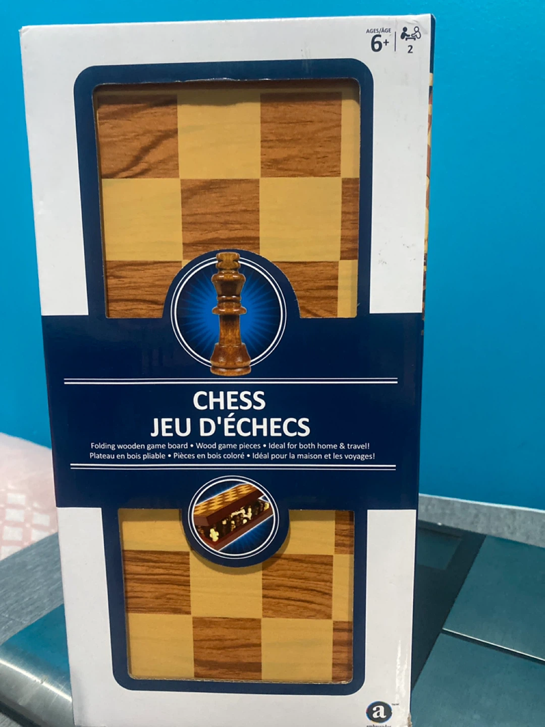 Chess Jeu D'échecs - Folding Wooden Game
