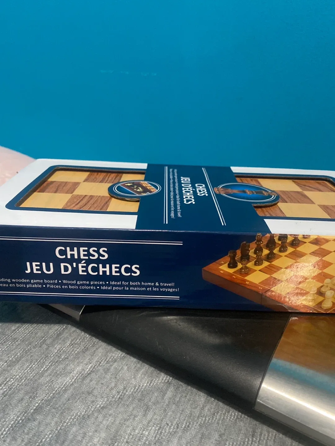 Chess Jeu D'échecs - Folding Wooden Game image indicator(2)