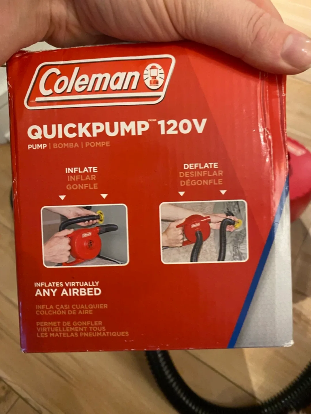 Coleman QuickPump 120V - Air Pump image indicator(5)