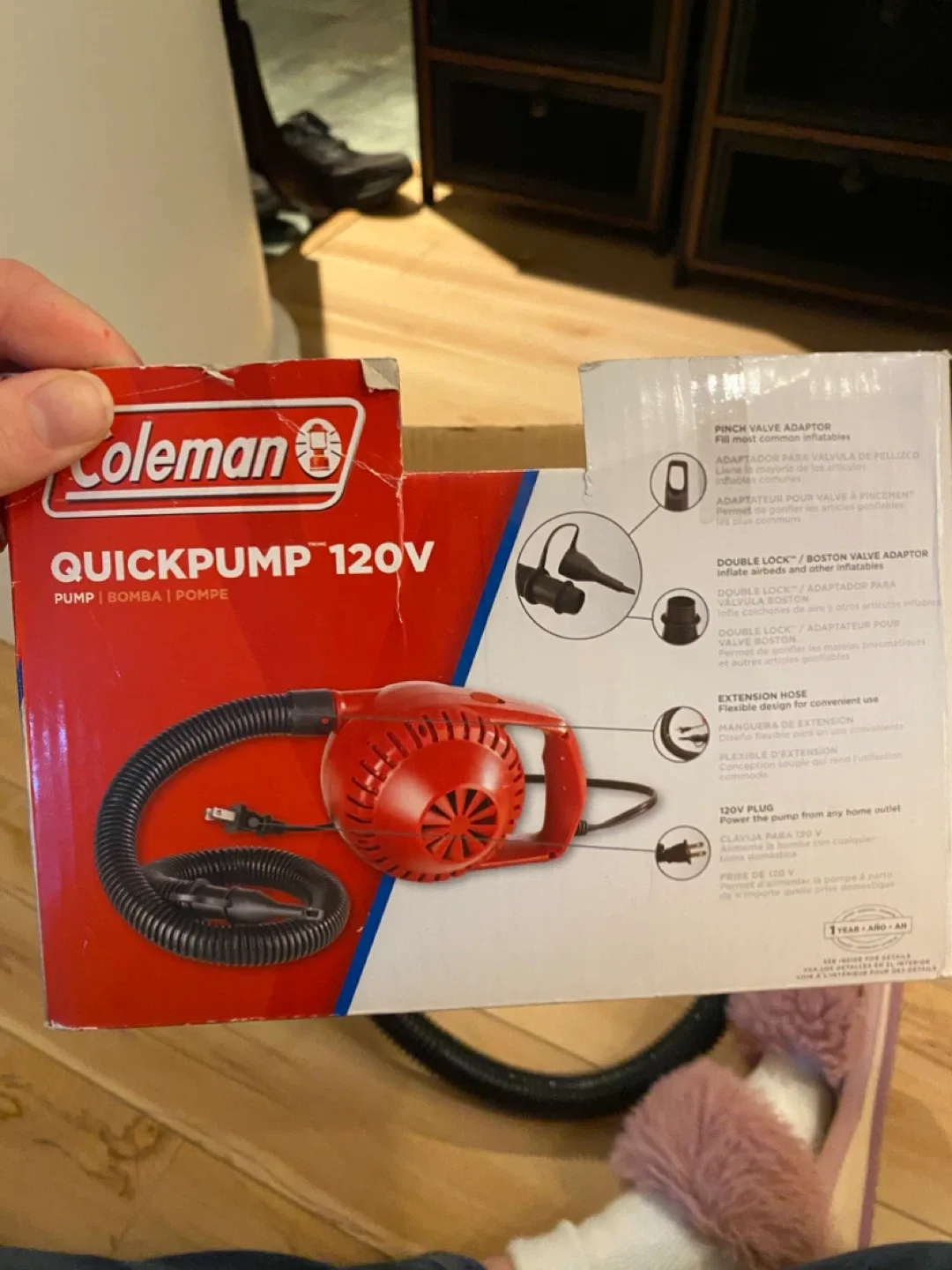 Coleman QuickPump 120V - Air Pump image indicator(4)