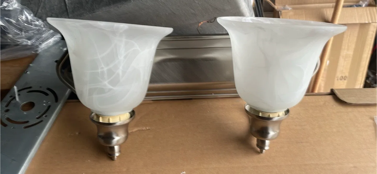 Bathroom Vanity Light Fixture with Two Lights image indicator(2)