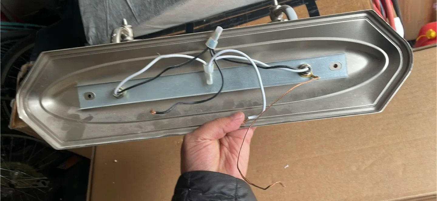 Bathroom Vanity Light Fixture with Two Lights image indicator(5)