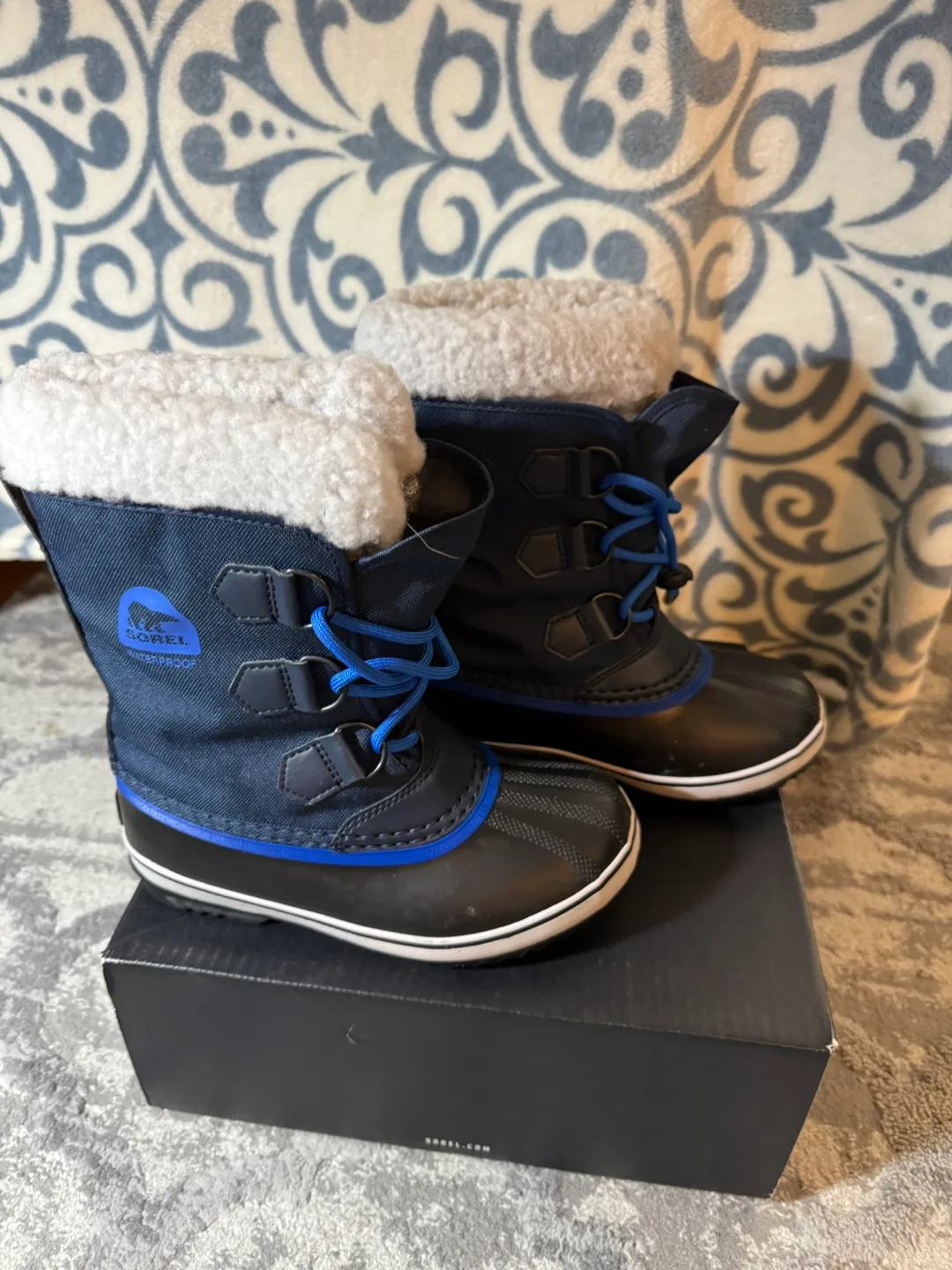 Sorel Kids' Flurry Boot - Navy/Blue image indicator(2)