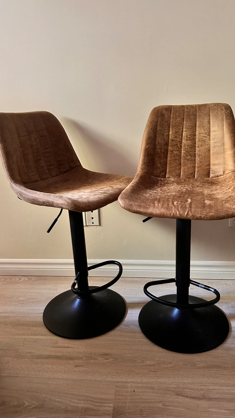 Set of 2 Swivel Bar Stools - photo 2