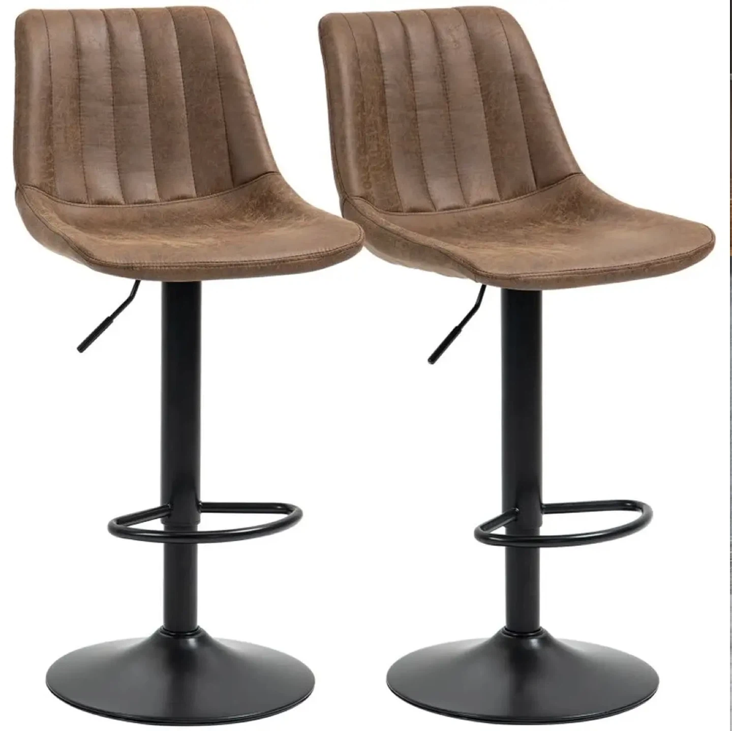 Set of 2 Swivel Bar Stools - photo 5