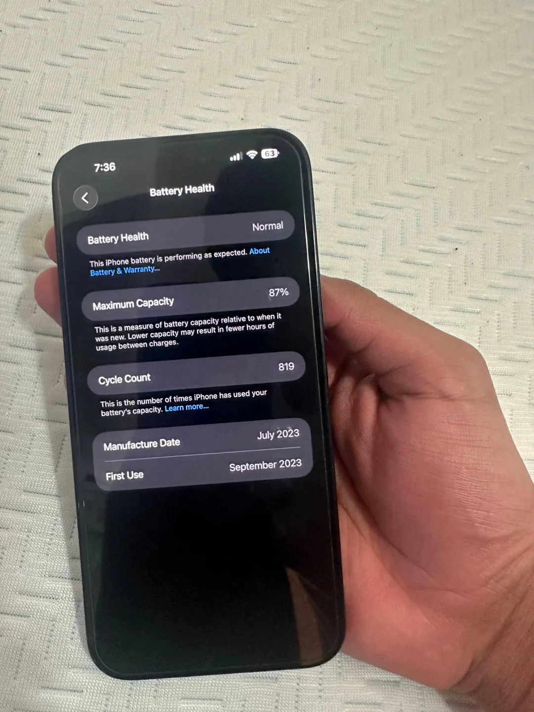 IPhone 15 plus -128 Gb image indicator(3)
