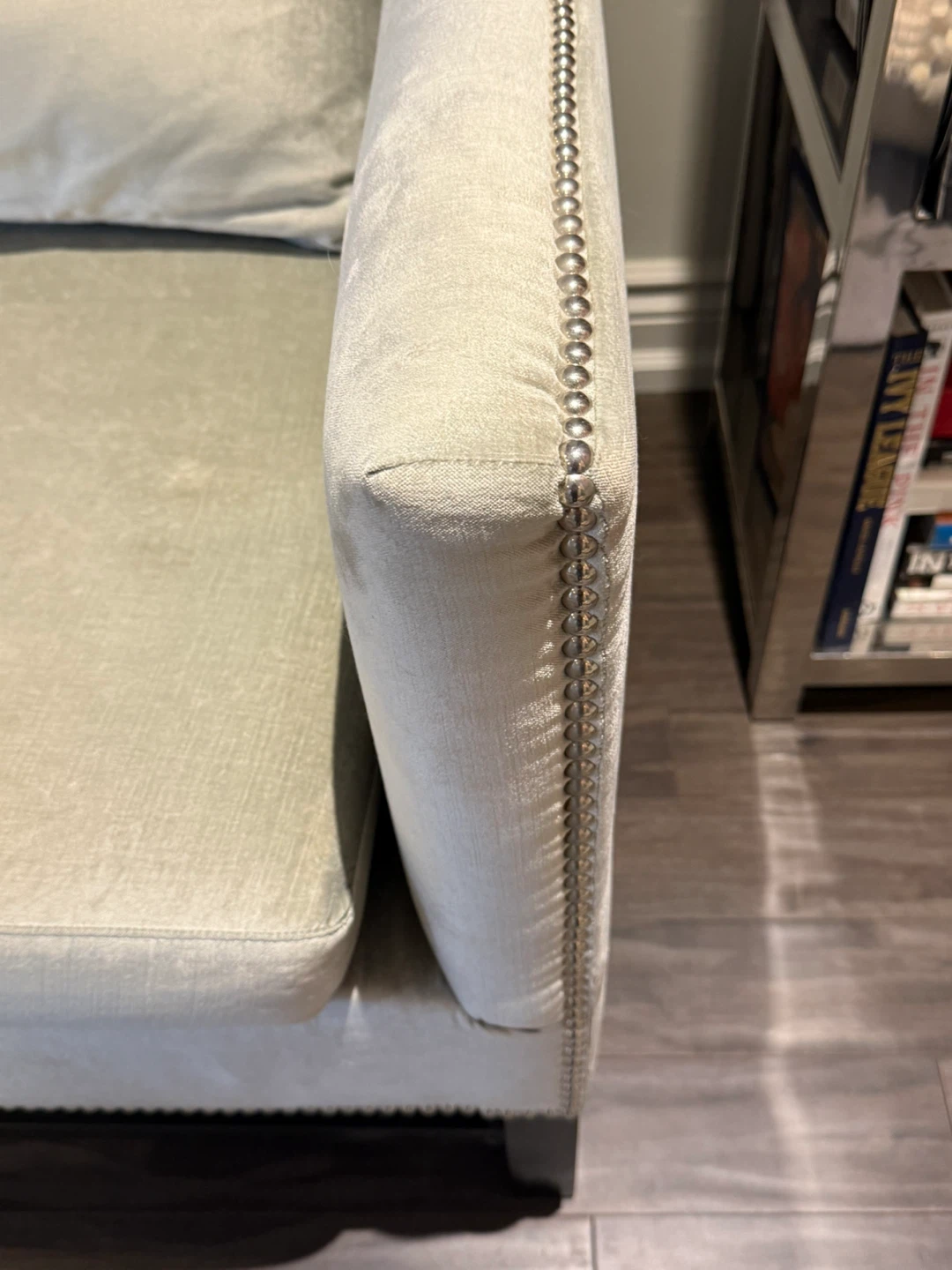Light Grey Three-Seater Sofa - photo 4