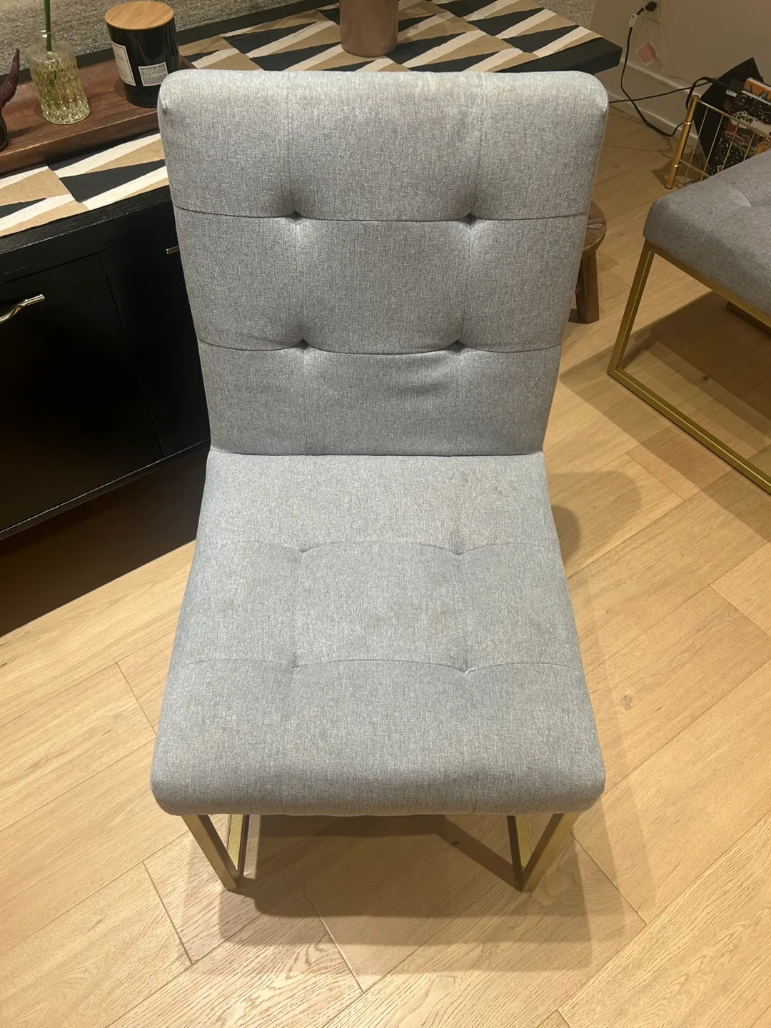 Cerell Velvet Dining Side Chair (Used set of 4) image indicator(2)