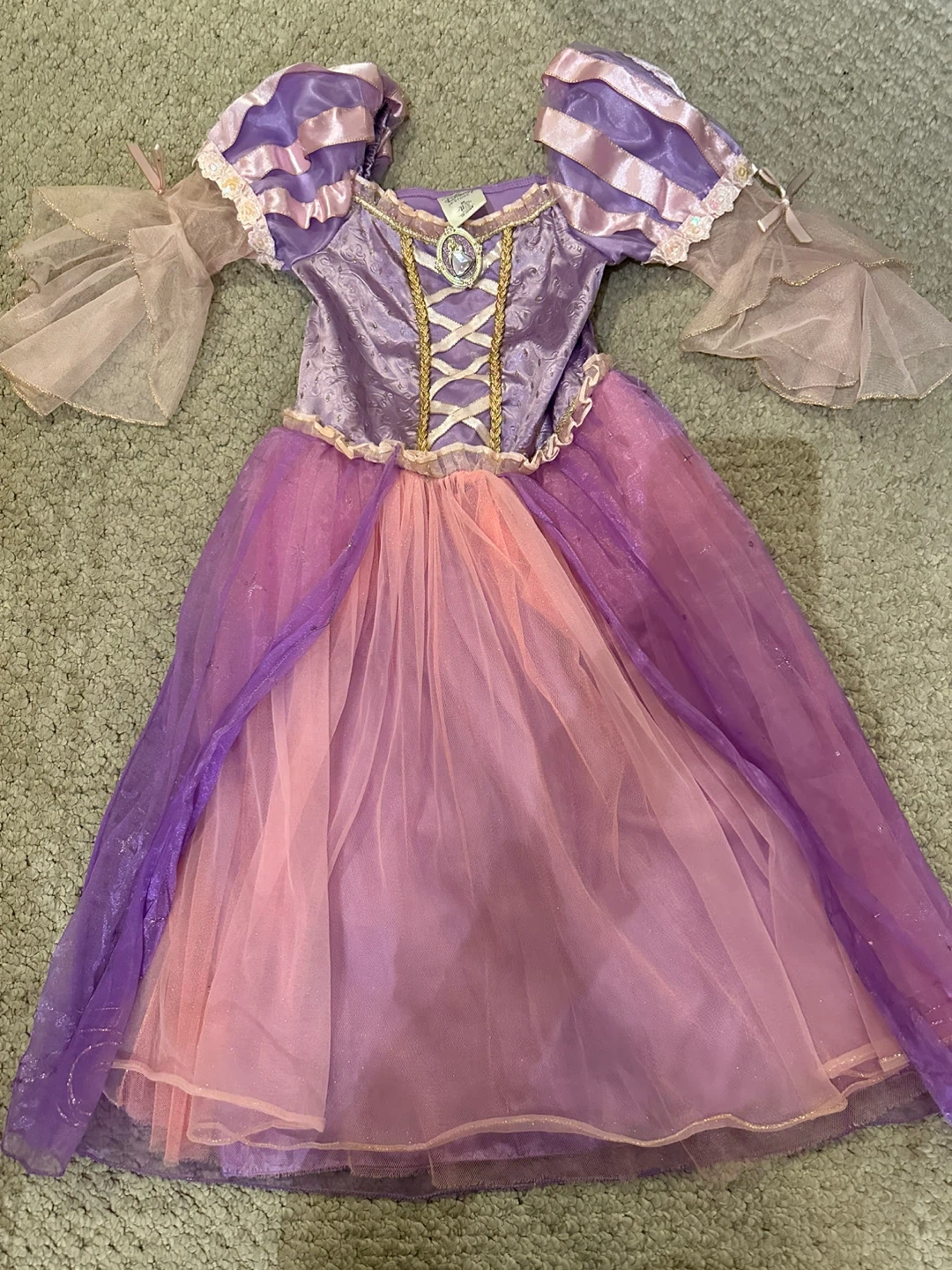 Disney Store Rapunzel Dress Size S (5/6)