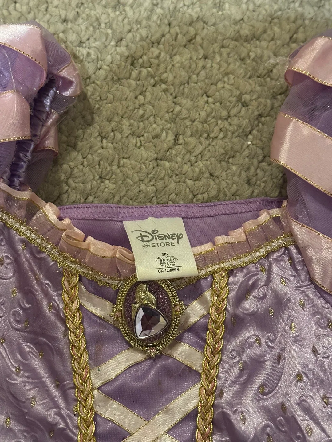 Disney Store Rapunzel Dress Size S (5/6) image indicator(3)