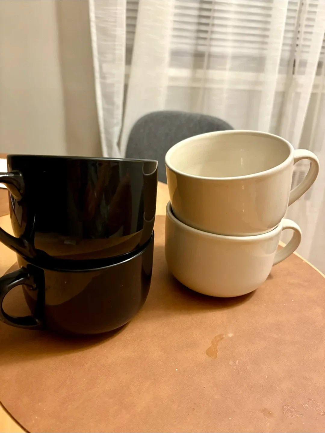 Black & Cream Soup Mugs thumbnail