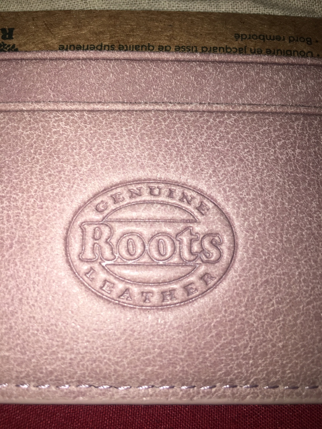 Roots Rose Des Bois Card Holder - New