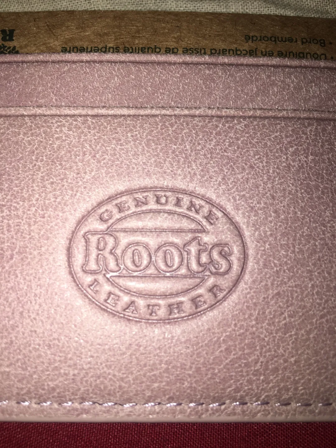 Roots Rose Des Bois Card Holder - New