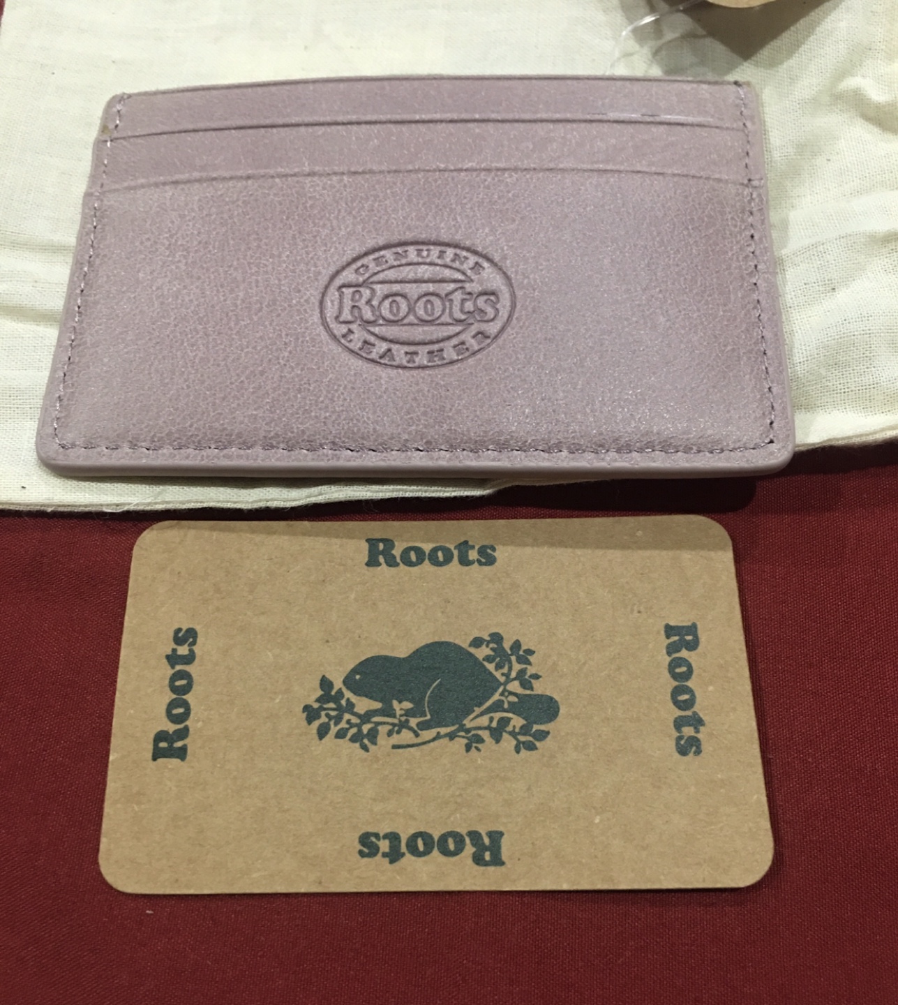 Roots Rose Des Bois Card Holder - New - photo 4