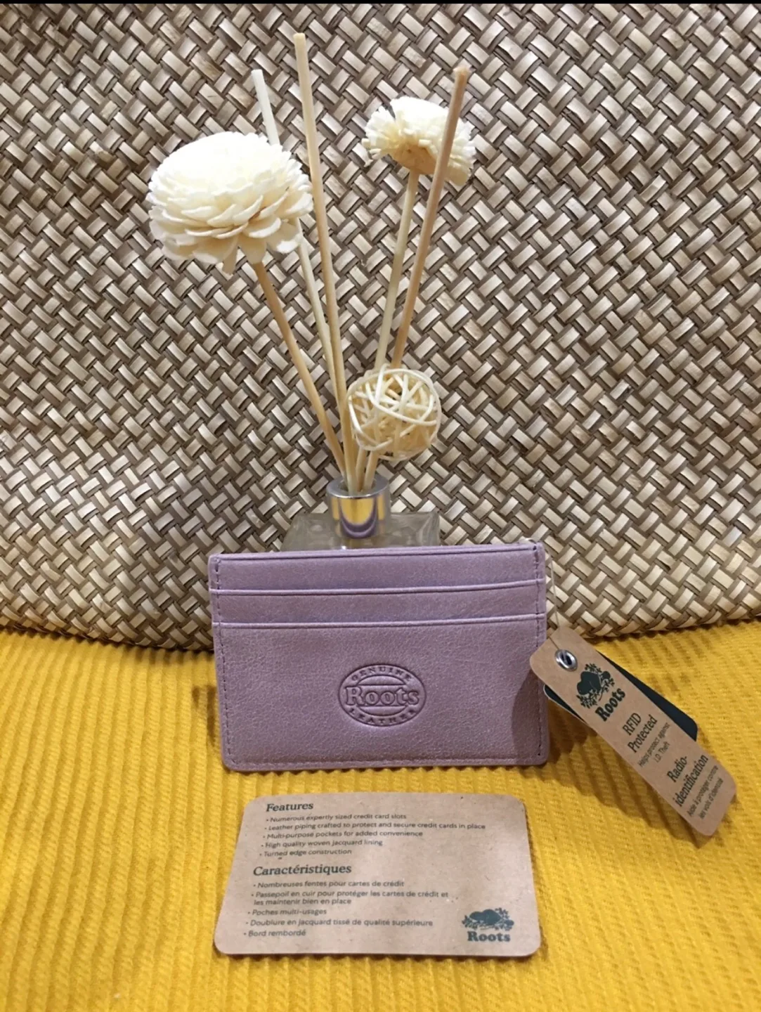 Roots Rose Des Bois Card Holder - New image indicator(6)