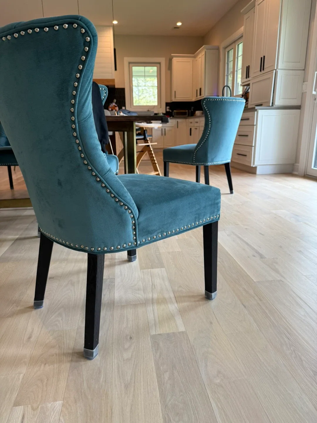 Upholstered Dining Chair - Teal image indicator(3)