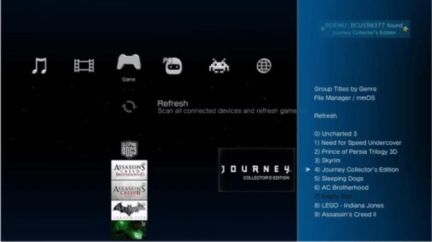 PlayStation 3 (PS3) Modded with Games & Controller image indicator(5)